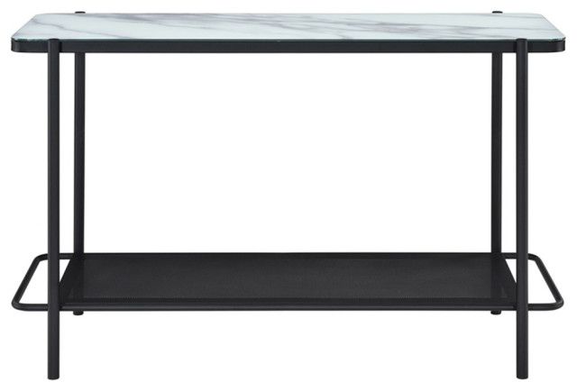 Home Square 2-Piece Set With Sofa Table &amp; Coffee Table In Black And ... within Creating Cozy Corners How to Style Your Home Square 2-Piece Set