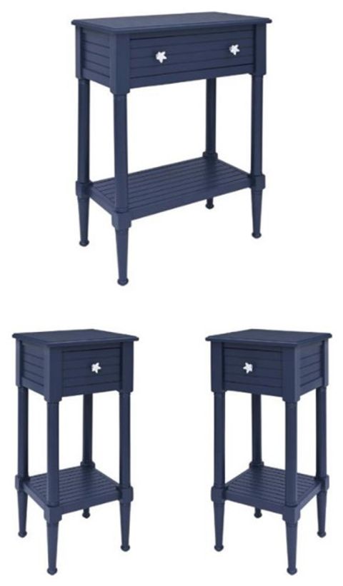 Home Square 3-Piece Set With Accent Table And 2 Side Tables In Natural ... inside Home Square 3-Piece Set With Metal Drum Table And 2 Drum Side Tables