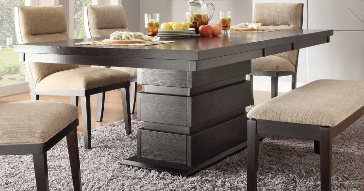 Homelegance Tanager Dining Set - Dark Espresso D2549-78 At Homelement.com intended for The Timeless Elegance of Tananger Table Sets in Modern Homes