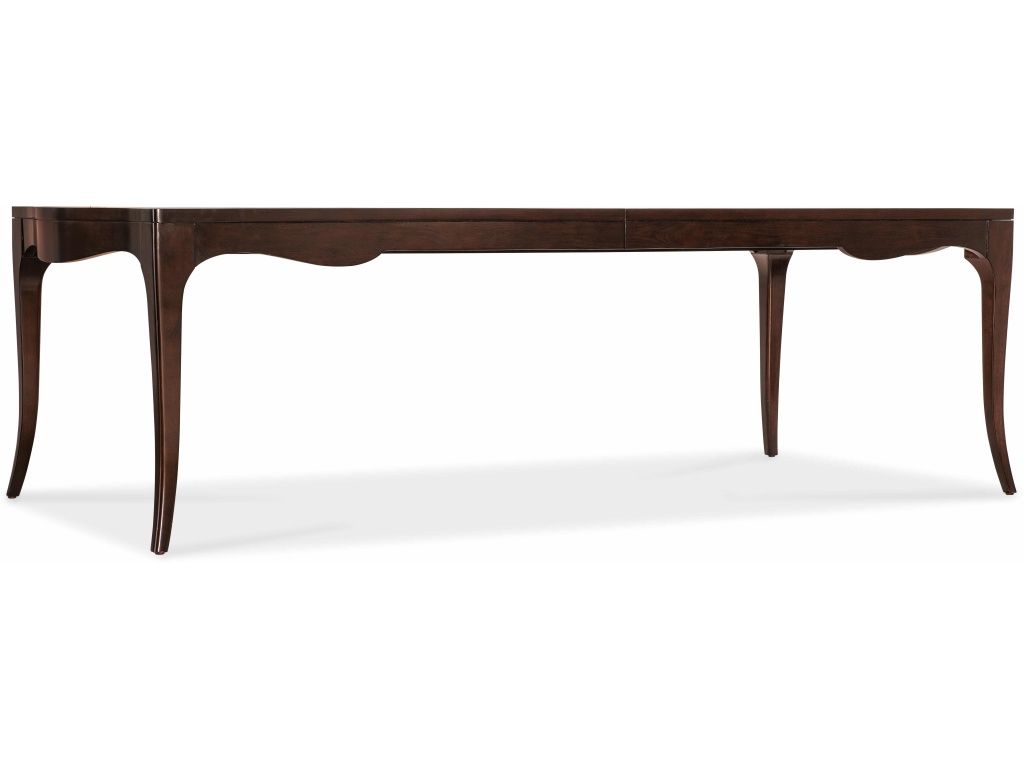 Hooker Furniture Bella Donna Rectangle Dining Table W/1-22In Leaf ... pertaining to Designing Your Dream Dining Room Bring Coastal Charm with the Seaside Table