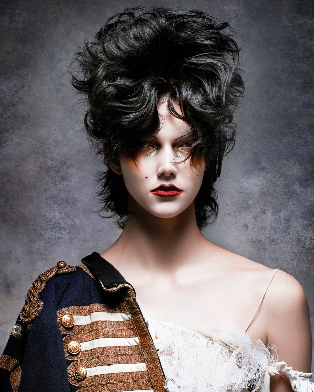 Hooker &amp; Young - British Hairdresser Of The Year 2024 Nominee Collection - Black Curly Bouffant ... intended for Styling Tips and Tricks for Your Hooker Furniture St. Armand Nest of Tables