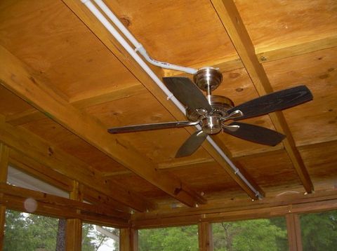 How To Install An Outdoor Ceiling Fan On A Pergola? - A Nest With A ... inside Designing Comfortable Outdoor Living Spaces with Ceiling Fans