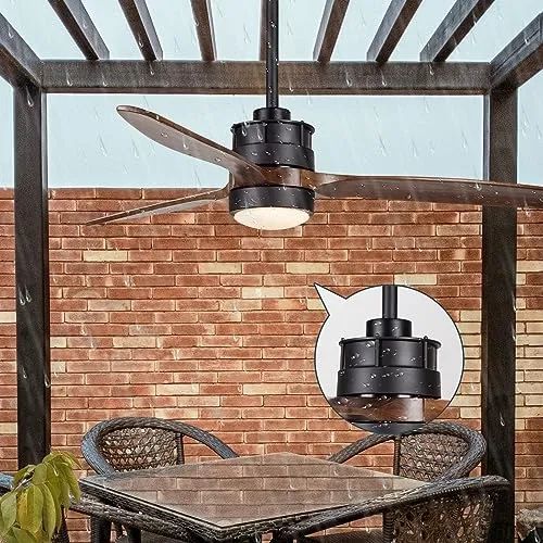 I Tested And Reviewed 10 Best Wet Rated Outdoor Ceiling Fans (2023 ... pertaining to Weatherproof Ceiling Fan For Outdoor Gazebo