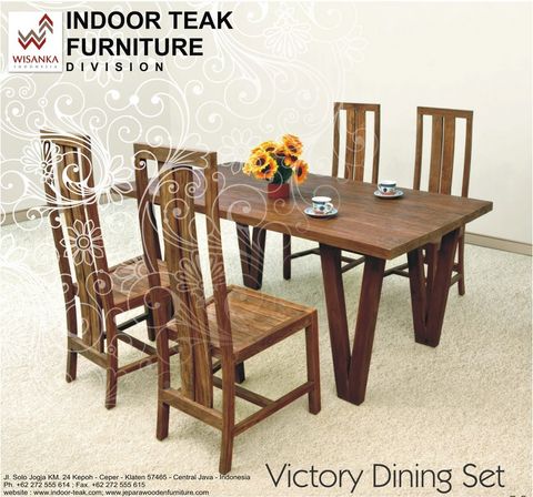 Indoor Teak Dining Table From Indonesia | Wholesale Indonesian Indoor ... regarding How traditional Indonesian artisans create exceptional teak wood dining tables