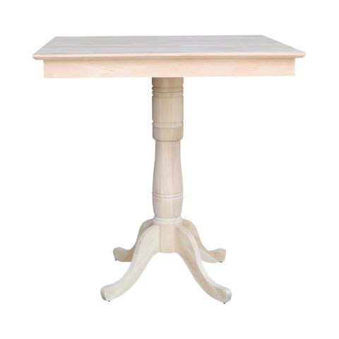 International Concepts 36" X 36" Square Top Pedestal Table - 41.1"H ... intended for Understanding the Versatility of a 36x36 Square Pedestal Table