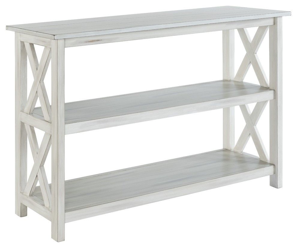 Jamestown Entryway Table [White Wash] - Farmhouse - Console Tables - By ... throughout Jamestown Dining Table White Wash