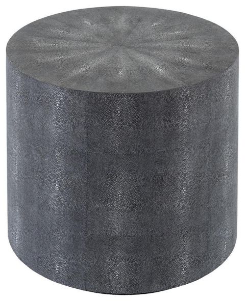 Javon Faux Shagreen End Table Black - Contemporary - Side Tables And End Tables - By Peachtree ... pertaining to Choosing the Perfect Black Faux Shagreen End Table for Your Home