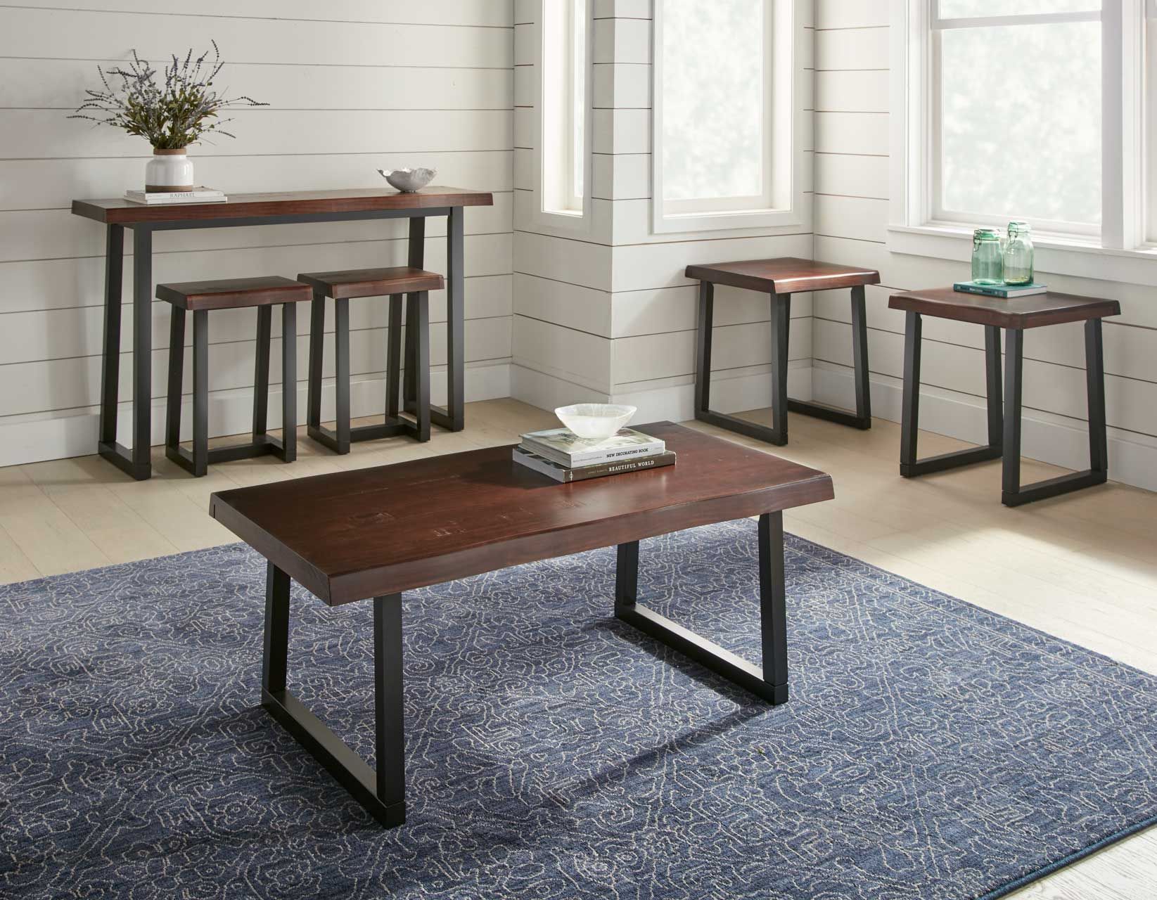 Jennings 3-Piece Occasional Set(Cocktail Table &amp; 2 End Tables) - Steve ... with Elevating Your Living Space with the Lenore Occasional Collection