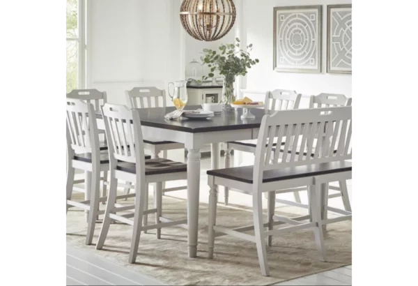 Jofran Orchard Park Counter Height Table | Domicile Furniture pertaining to Orchard Park Square Counter Height Table