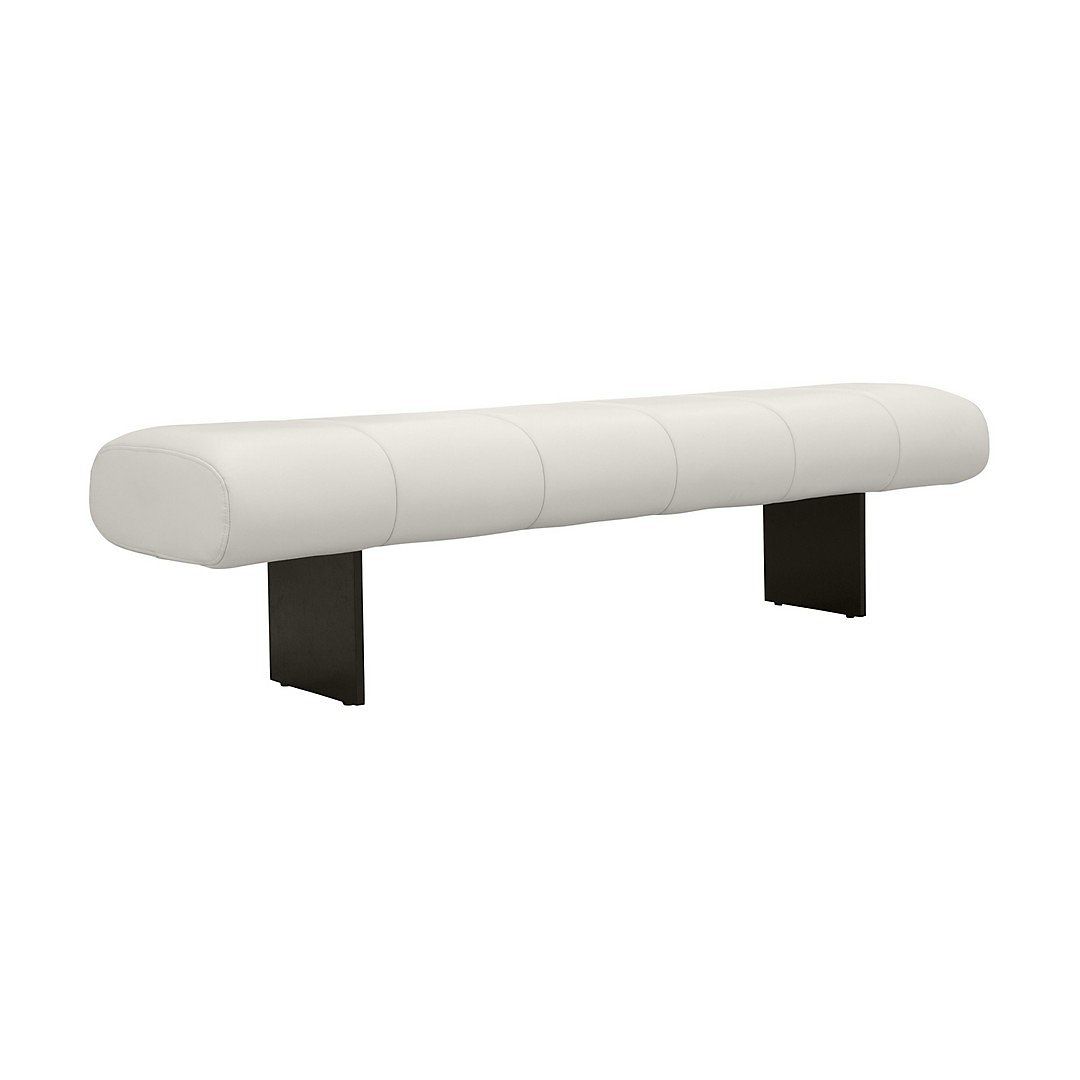 Karol Performance Bench - Faux Leather/Mdf/Wood - L45 X W150.1 X H40.9 ... in Karol Cream Vegan Leather Bench