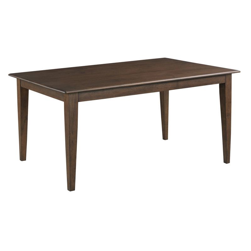 Kincaid 60&quot; Rectangular Leg Table, Mocha | Wayfair for Beyond the Basics Choosing the Right Rectangular Leg Table for Your Needs