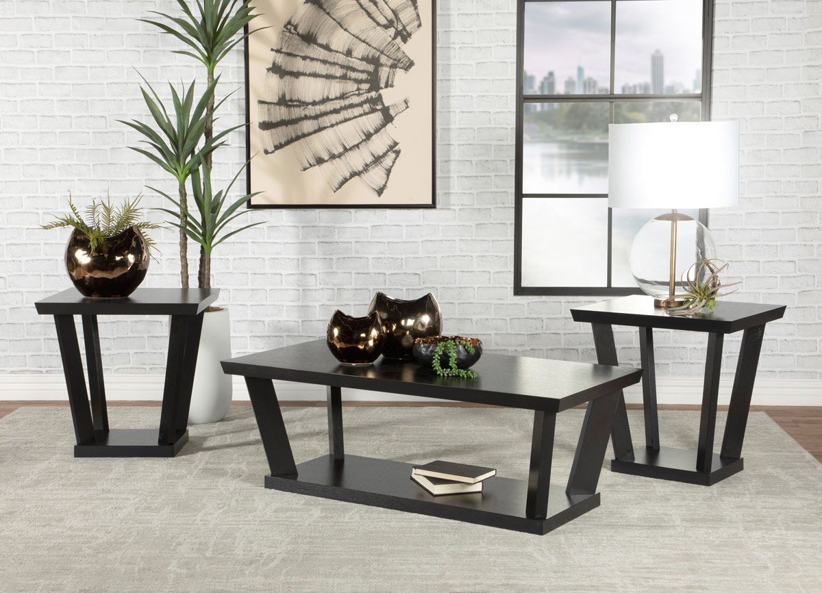 Kort 3-Piece Coffee Table Set with regard to Achieve An Open Feel Discover The Versatile 3-Piece Coffee Table Set