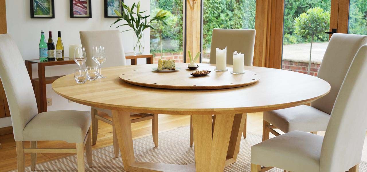 Large Round Dining Table With Lazy Susan At Elijah Rubin Blog in Mastering the Art of Round Dining Tables with Lazy Susans