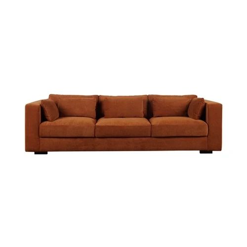 Las Vegas Clive Sofa - Terracotta Chenille | Nanaimo Furnishings intended for Las Vegas Clive Sofa Cream With Deep Seating