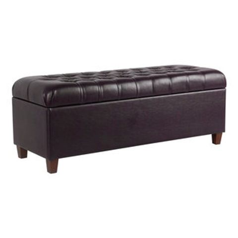 Leatherette Upholstered Wooden Bench With Button Tufted Lift Top ... with The Role of Mirror Accents in the Benzara BM233878 Bench