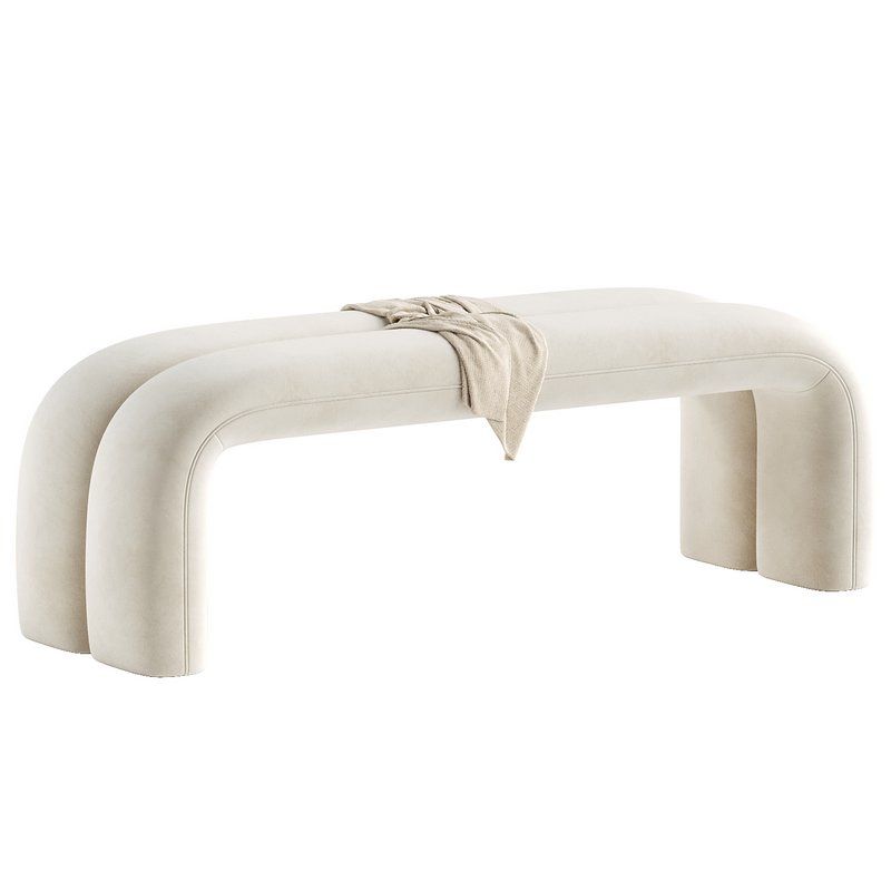 Why the Taupe Velvet Channeled Bench is a Designer Favorite