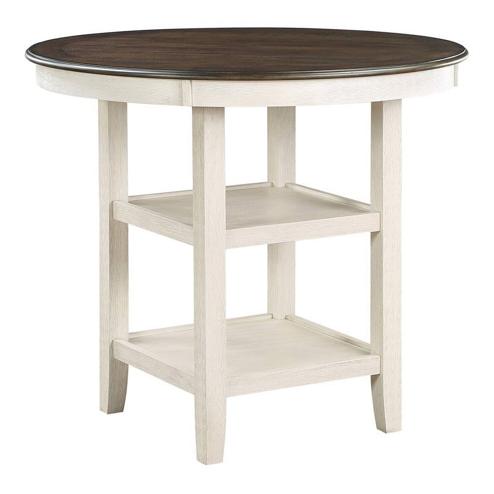 Lexicon Transitional Wood Counter Height Dining Room Table In Brown ... throughout Lexicon Janina Transitional Wood Dining Room Table In Natural