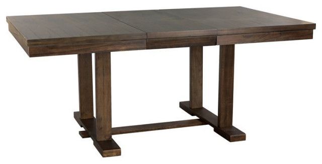 Lexicon Wieland 72&quot; Transitional Wood Dining Room Table In Light Rustic Brown - Transitional ... within Lexicon Janina Transitional Wood Dining Room Table In Natural