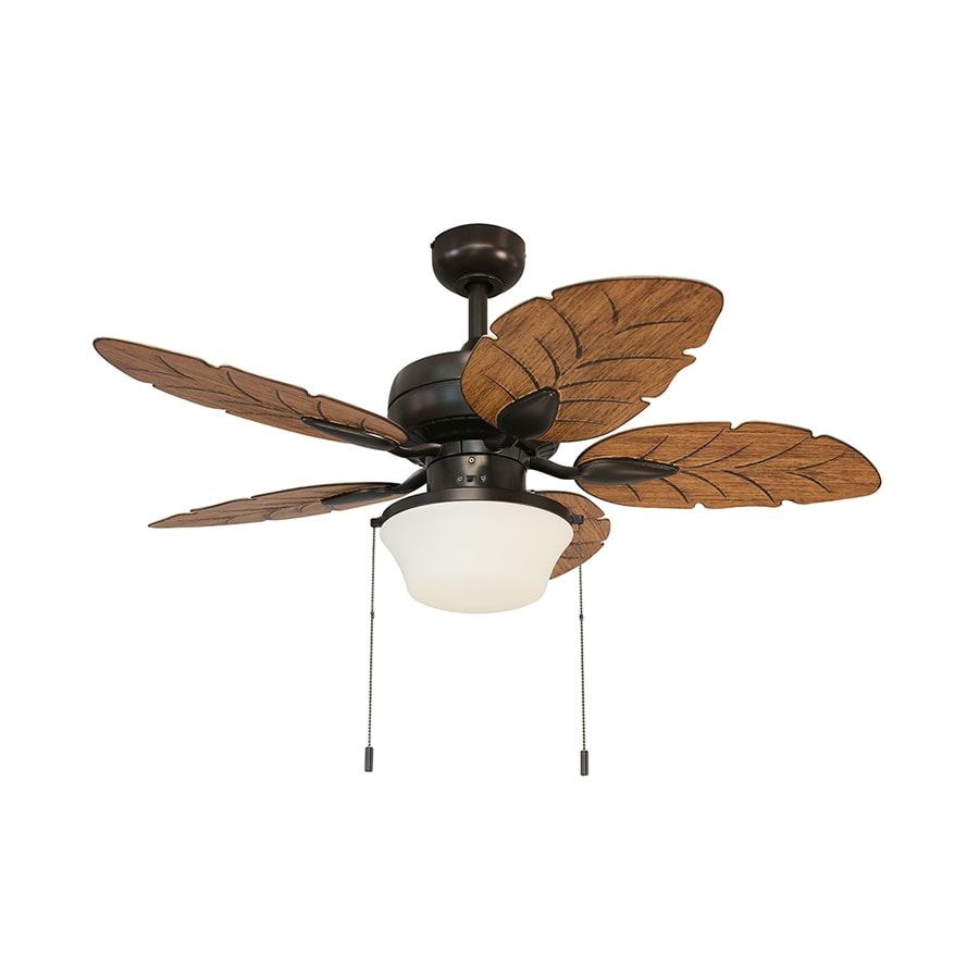 Litex Waveport 44-In Bronze Led Indoor/Outdoor Ceiling Fan With Light ... with regard to Maximizing Your Outdoor Living Area with Quality Ceiling Fans and LED Integration