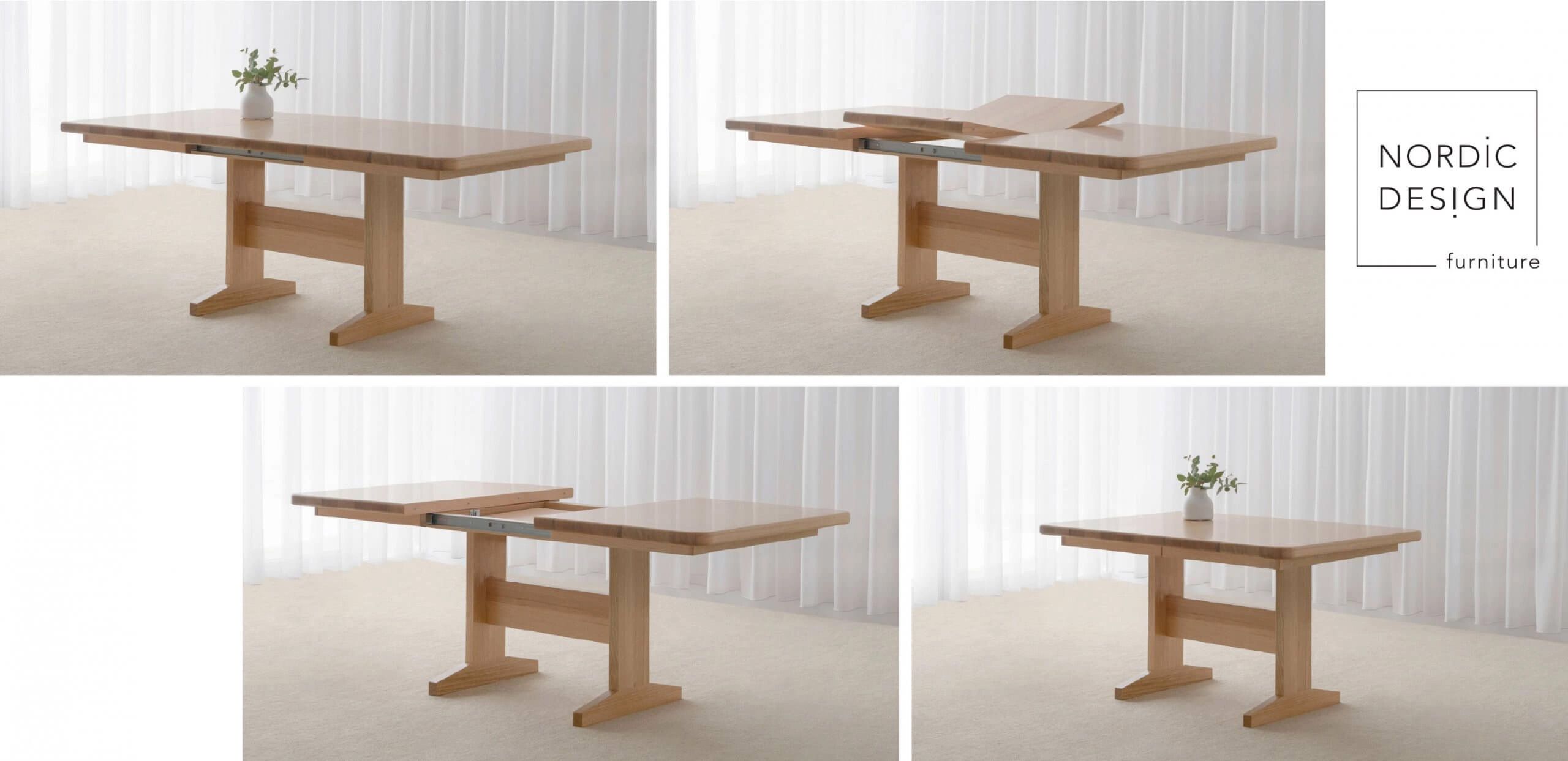 Looking For An Extendable Dining Table? - Nordic Design Furniture regarding Understanding the Mechanics Behind Modern Extendable Dining Tables