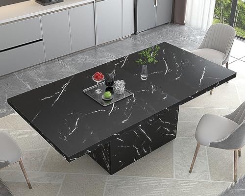 Looking For The Perfect Black Marble Dining Table? Check Out My ... inside Transforming your dining space with sleek modern black marble table designs