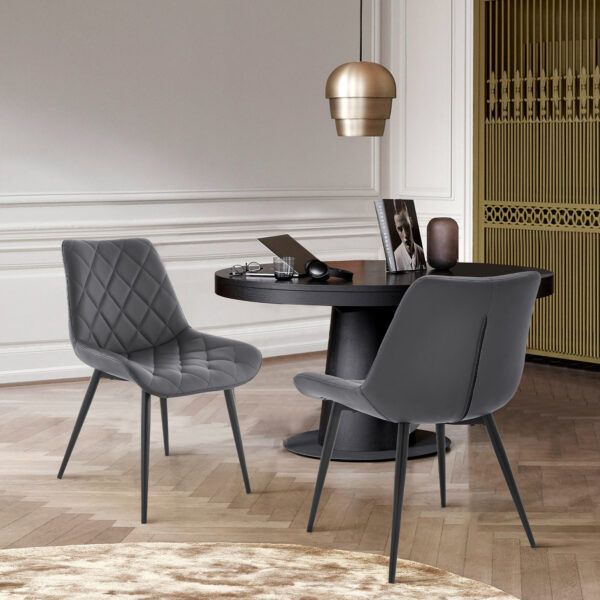 Styling Your Home with Matte Black and Gray Loralie Chairs
