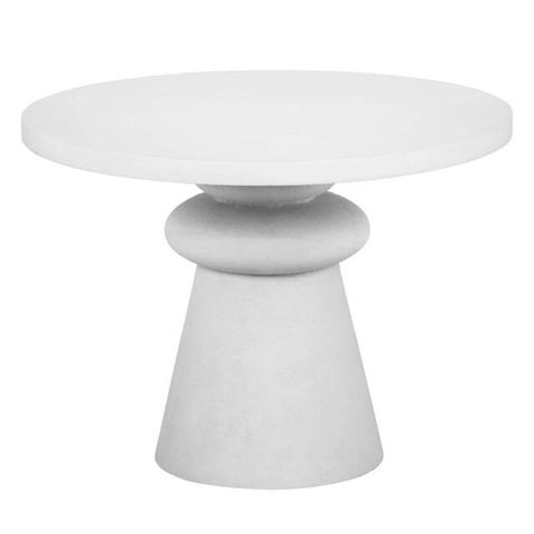 "Lupita White 42"" Dinette Table" By Furniture Edit | Ufurnish.com for Lupita White 42" Dinette Table