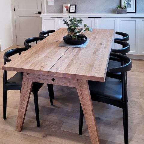 Madera Oak Dining Table For 6 | Dining Room Furniture Sets, Solid Oak ... regarding Everyday durability and aesthetic appeal of rectangular oak dining table solutions