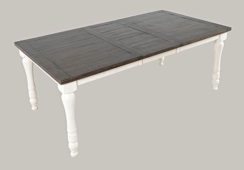 Madison County Dining Table (Vintage White And Barnwood) By Jofran ... for Finding the Perfect Madison County Vintage White Dining Table for Your Home