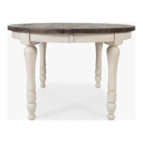 Madison County Dining Table Vintage White Finish – Fiore Furniture ... intended for Finding the Perfect Madison County Vintage White Dining Table for Your Home