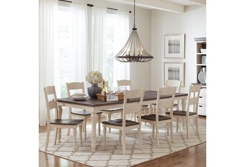 Madison County Dining Vintage White Table – Tiptopfurniture.com inside Madison County Dining Table - Vintage White