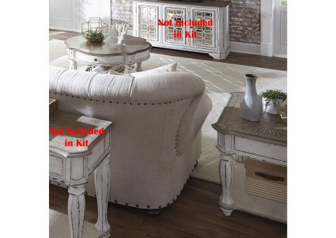 Magnolia Manor 3 Piece Set (1 - Cocktail 2 - End Tables) inside Sloan Cocktail And End Tables 3-Piece Set