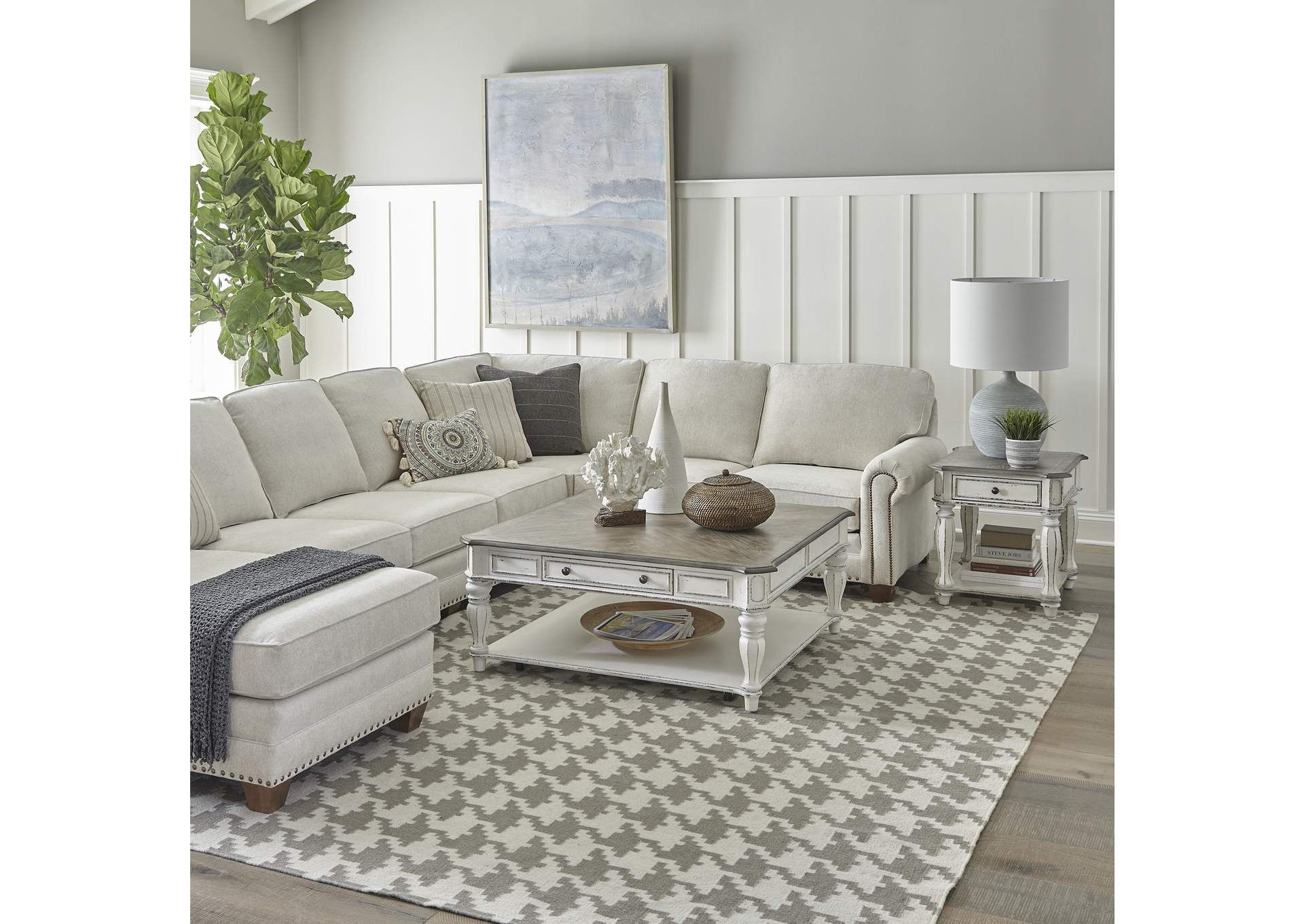 Magnolia Manor 3 Piece Set (1 - Cocktail 2 - End Tables) pertaining to Sloan Cocktail And End Tables 3-Piece Set