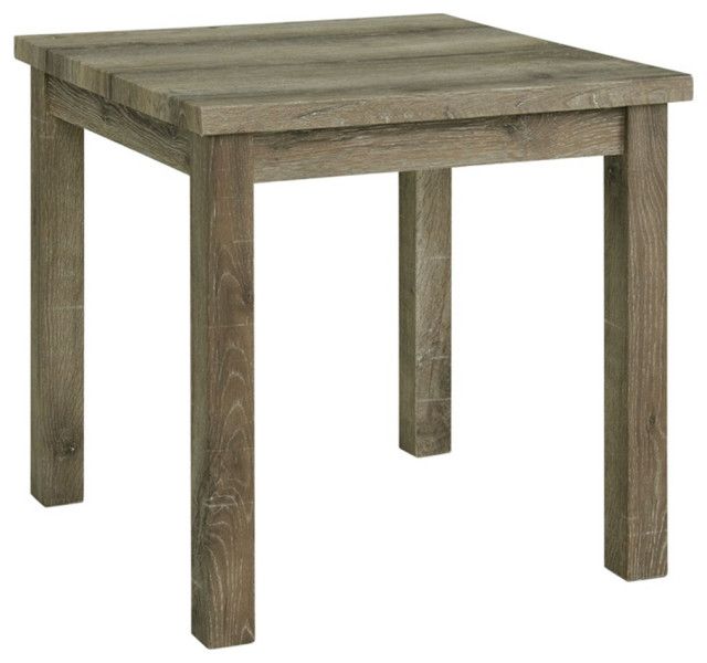 Maklaine Transitional Wood 3Pc Occasional Table Set With Lift Top In Oak - Farmhouse - Coffee ... in Maklaine Transitional Wood 3Pc Occasional Table Set With Lift Top In Oak