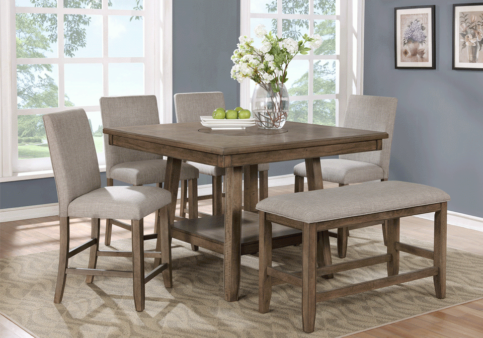 Manning Square Counter Height Table in Finding the Perfect Brown Counter Height Square Table for Your Space