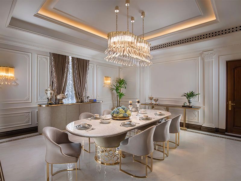 Marble Dining Table Designs | Beautiful Homes pertaining to Mastering the balance between luxury and functionality in marble dining design