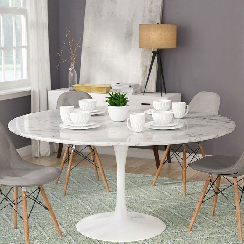 Marble Round Pedestal Dining Table At Duane Gooch Blog regarding Modern Marble Dining Table Round Shape