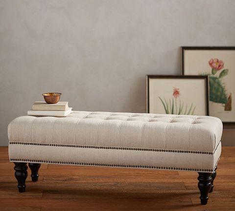 Martin Upholstered Bench | Pottery Barn inside A Deep Dive into the Materials Used in Thornaby Upholstered Benches