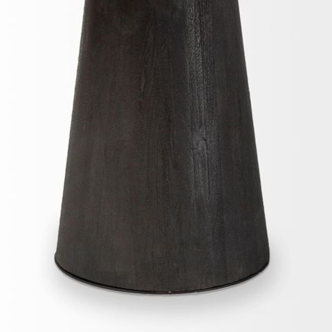 Maxwell Dark Brown Solid Wood 54" Round Dining Table - Industrial ... intended for A Guide to Styling Your Maxwell Solid Wood 54" Round Table