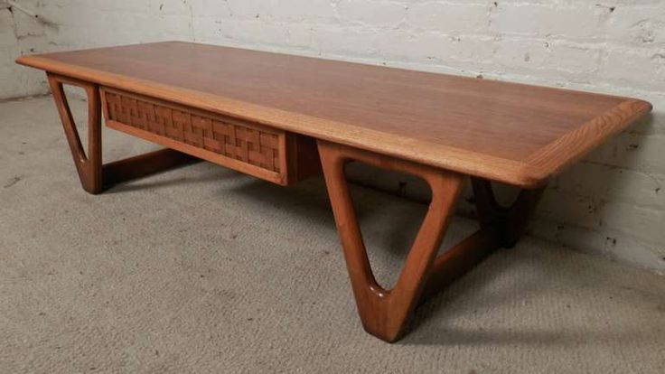 Mid-Century Modern Two Tone Coffee Table By Lane | 1Stdibs.com | Mid ... intended for Rediscovering the Charm of Mid-Century Modern Coffee Tables