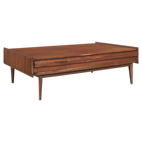 Mid-Century Modern Two Tone Coffee Table By Lane For Sale At 1Stdibs ... in Mid-Century Modern 2-Tone Black And Oak Brown Finished Wood 2-Piece Coffee Table