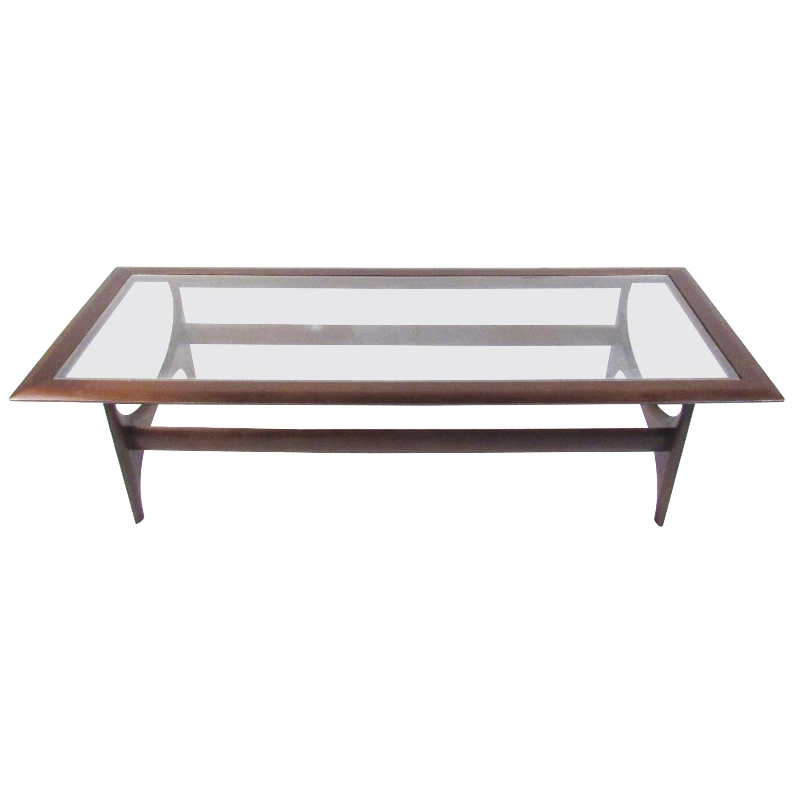 Mid-Century Modern Two Tone Coffee Table By Lane For Sale At 1Stdibs ... intended for Rediscovering the Charm of Mid-Century Modern Coffee Tables