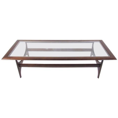 Mid-Century Modern Two Tone Coffee Table By Lane For Sale At 1Stdibs ... intended for Rediscovering the Charm of Mid-Century Modern Coffee Tables