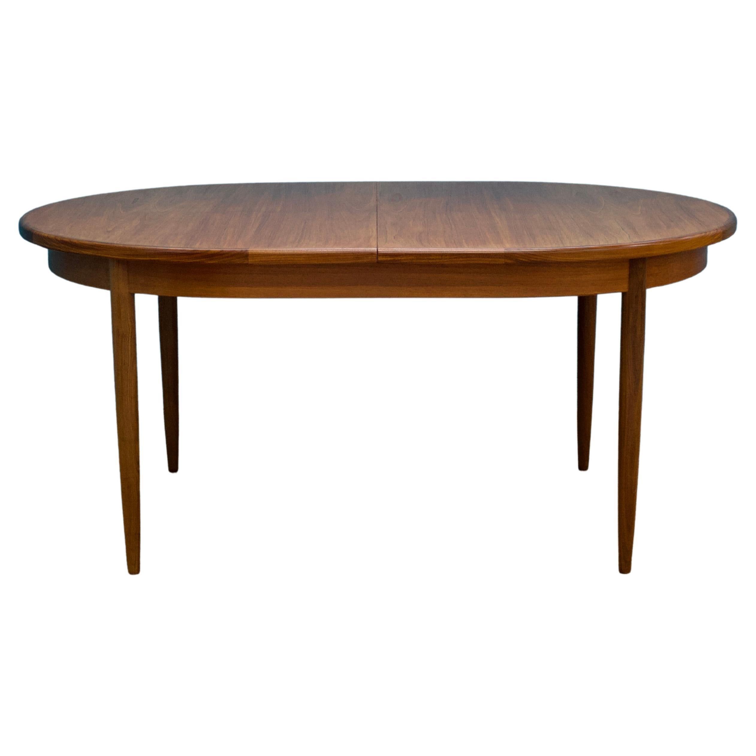 Mid-Century Round Teak Fresco Dining Table From G-Plan, United Kingdom ... with regard to Understanding the timeless appeal of mid century dining tables with rounded edges
