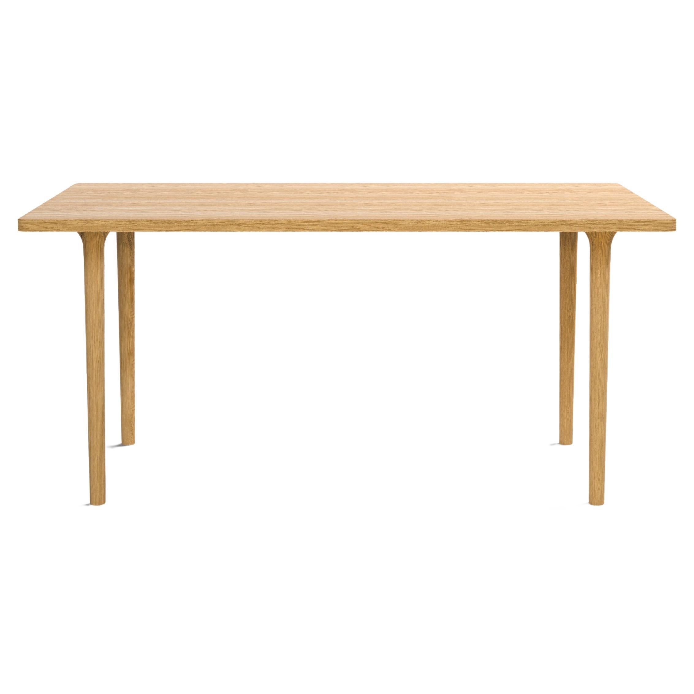 Minimalist Modern Table In Oak Wood Rectangular For Sale At 1Stdibs intended for Modern Oak Dining Table Rectangular