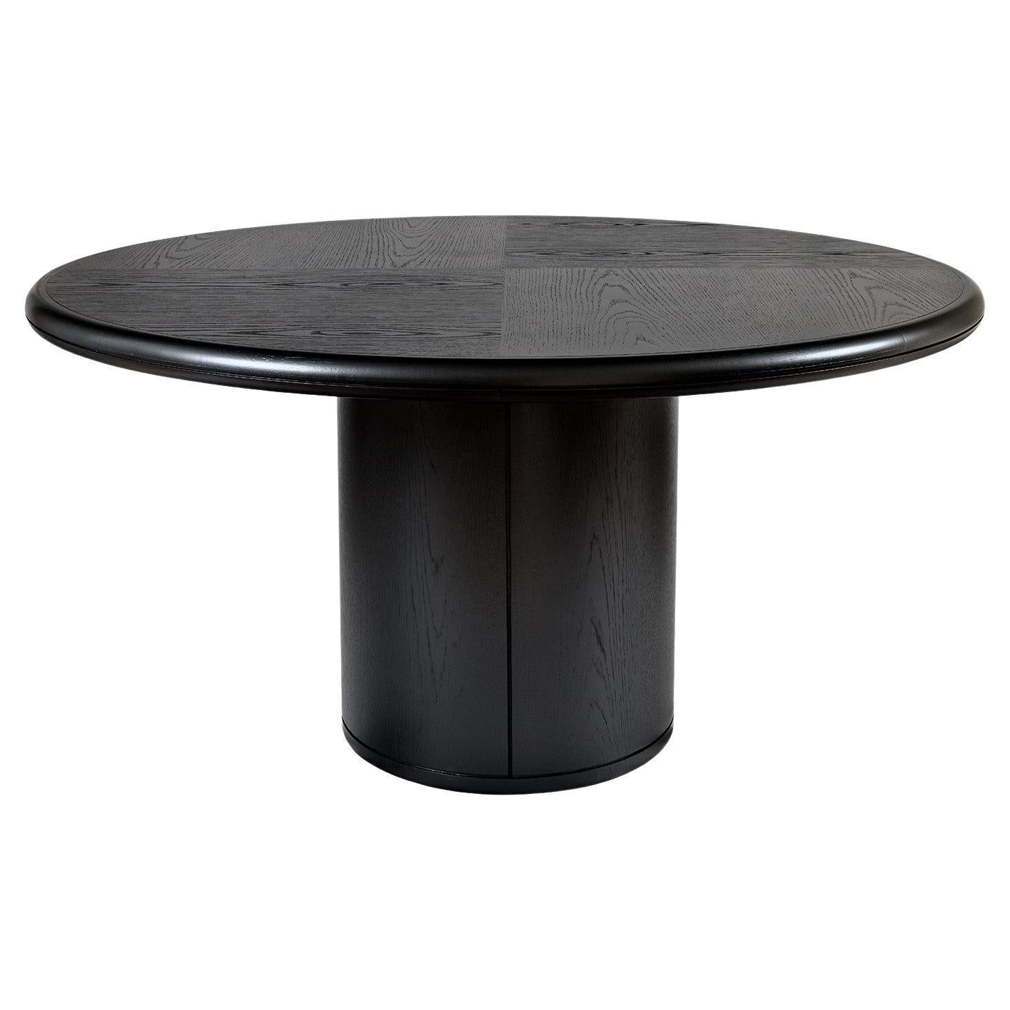 Modern, 21St Century, Oak, Wood, Round, Natural, Moon Dining Table For ... regarding The Craftsmanship Behind the Chelsea Oak Wood Round Dining Table in Black Explained