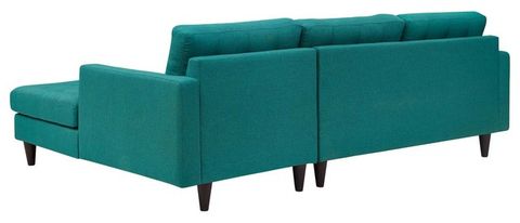 Modern Contemporary Urban Living Sectional Sofa, Fabric - Midcentury ... with Elevate Your Living Room Aqua Blue Sofas Explained