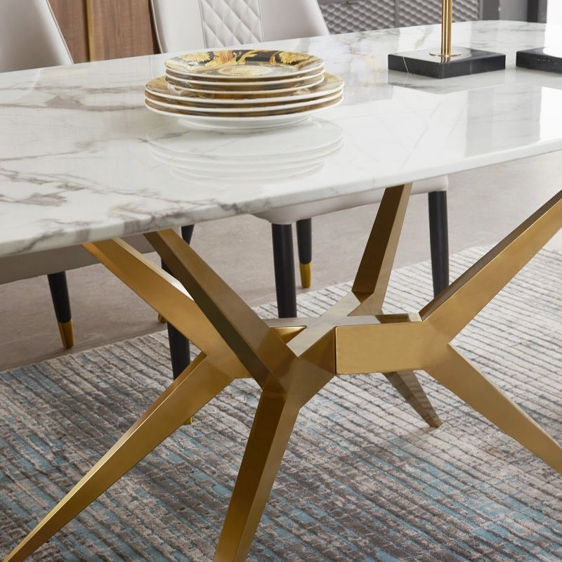 Modern Dining Table Marble Top At Robin Alexander Blog in A Closer Look at the Safavieh Couture Rosie Marble Dining Table