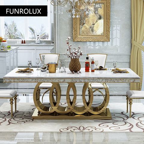 Modern Mild Luxury Marble Dining Tables And Rectangular Simple Small ... for Marble Dining Table Selection Guide for Architects and Facility Managers