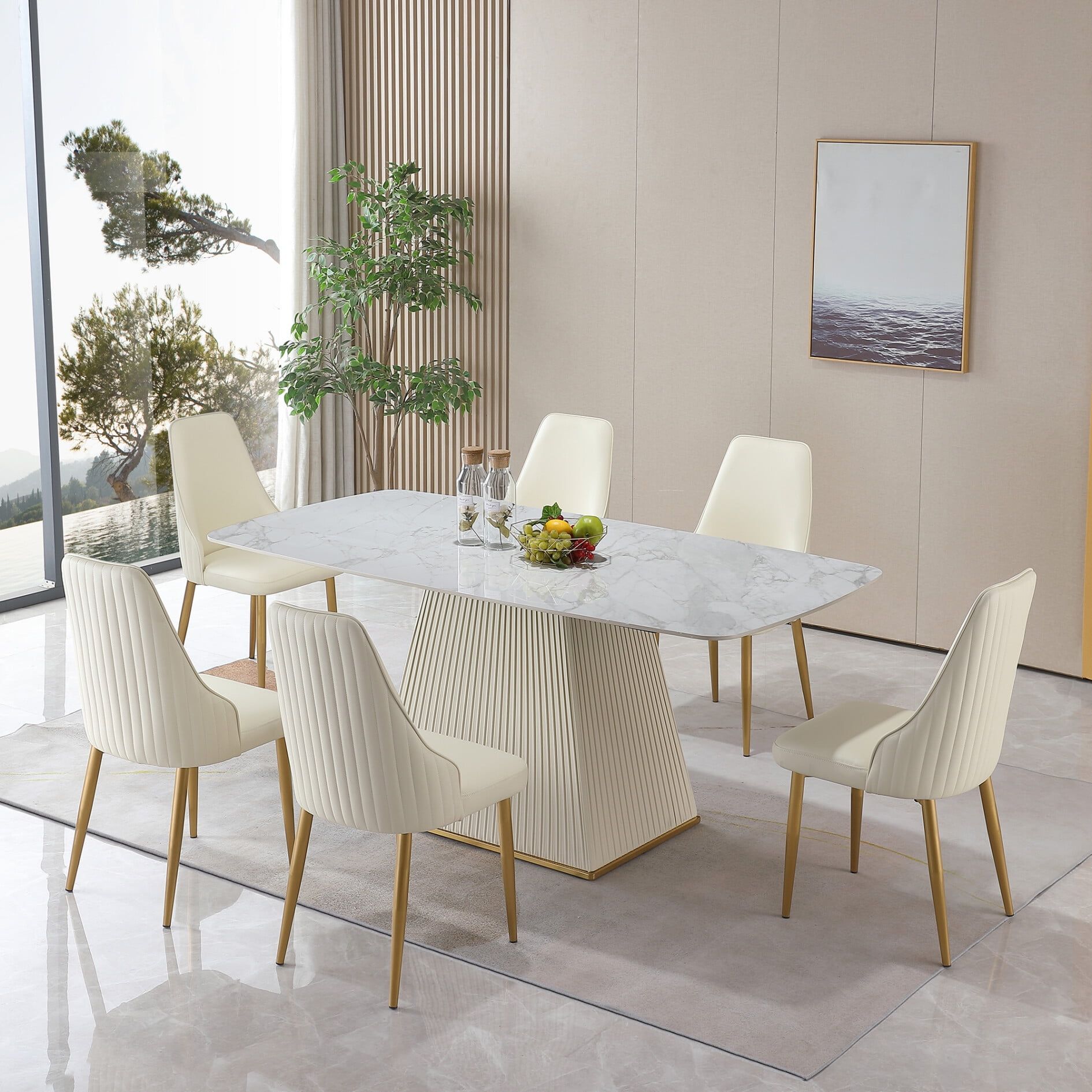 Building a cohesive kitchen aesthetic with contemporary minimalist dining furniture